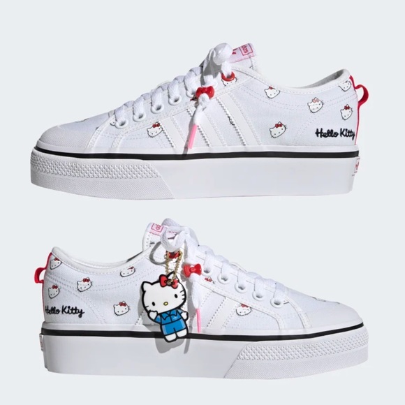 ADIDAS HELLO KITTY NIZZA PLATFORM SHOES - Picture 8 of 9